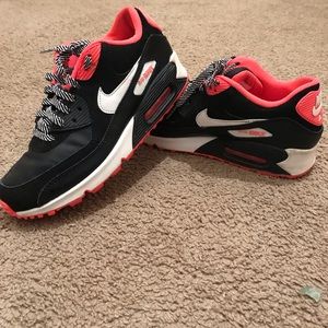 Pink and black Nike’s